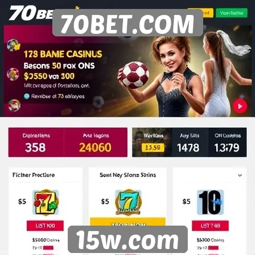 Promoções e bônus atraentes para novos jogadores no 70BET.COM
