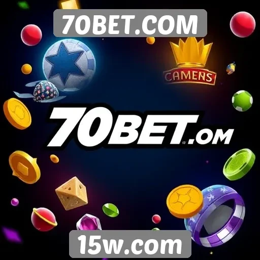 Variedade de jogos disponíveis no 70BET.COM